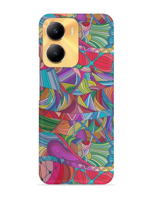 Seamless Patterns Hand Drawn Snap Case for Vivo Y56 (5G)