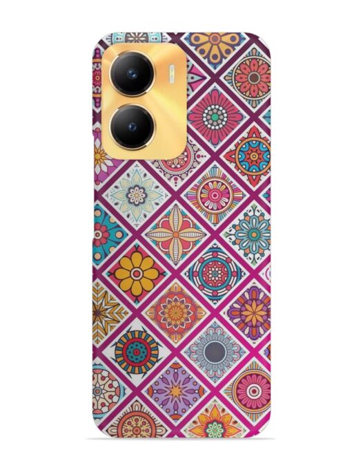 Seamless Tile Pattern Snap Case for Vivo Y56 (5G)