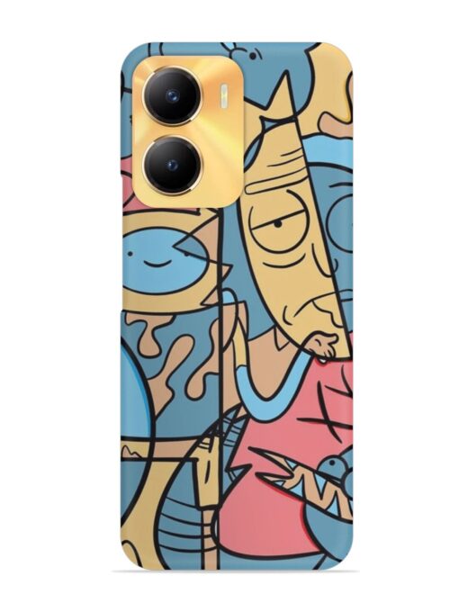 Silly Face Doodle Snap Case for Vivo Y56 (5G)