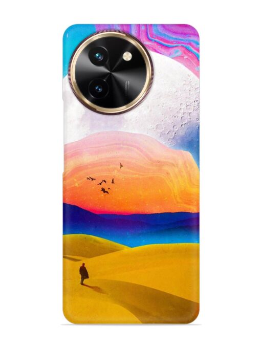 Sandy Desert Snap Case for Vivo Y58 (5G)