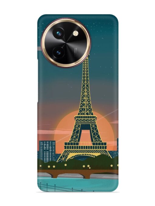 Scenery Architecture France Paris Snap Case for Vivo Y58 (5G)