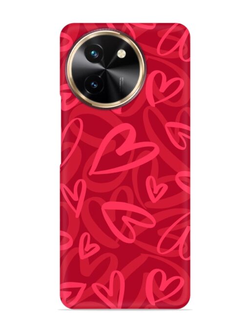 Seamless Romantic Pattern Snap Case for Vivo Y58 (5G)