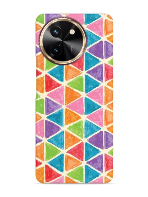 Seamless Colorful Isometric Snap Case for Vivo Y58 (5G)