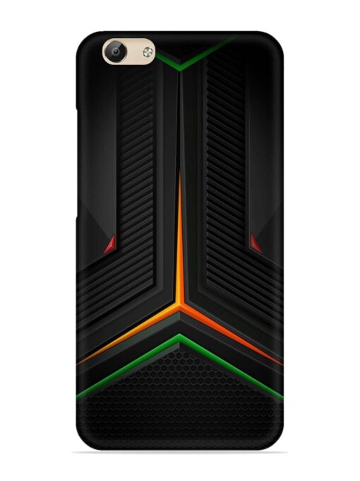 Orange Triangle Light Snap Case for Vivo Y69 Zapvi