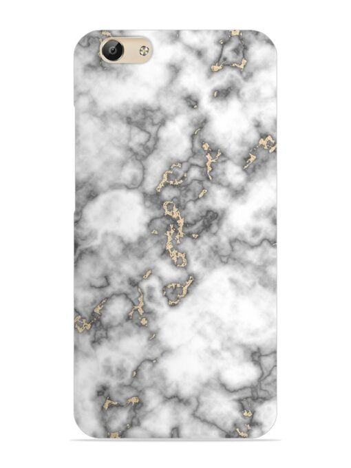 Gray And Gold Marble Snap Case for Vivo Y69 Zapvi