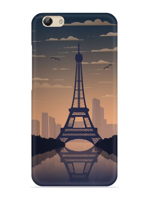 France Paris Eiffel Tower Gradient Snap Case for Vivo Y69 Zapvi