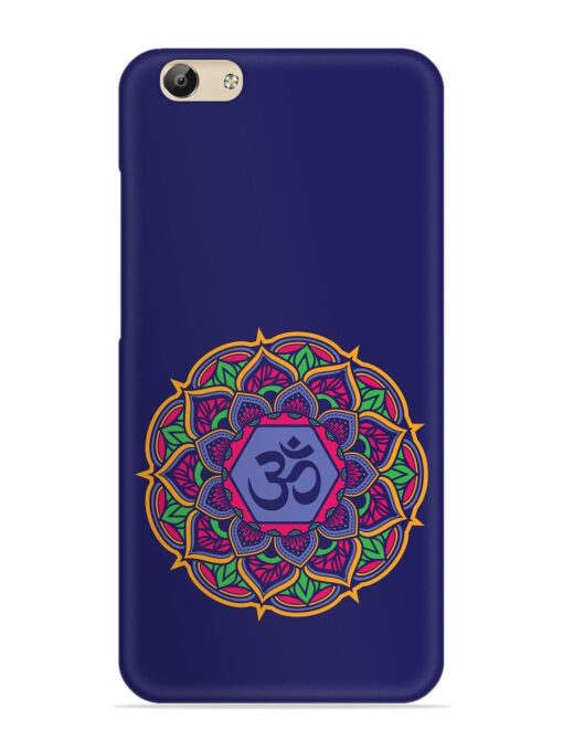 Om Mandala Art Blue Snap Case for Vivo Y69 Zapvi