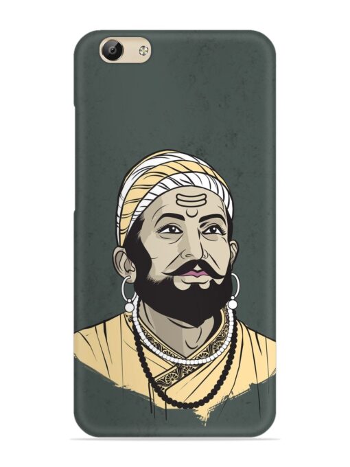 Shivaji Maharaj Vector Art Snap Case for Vivo Y69 Zapvi