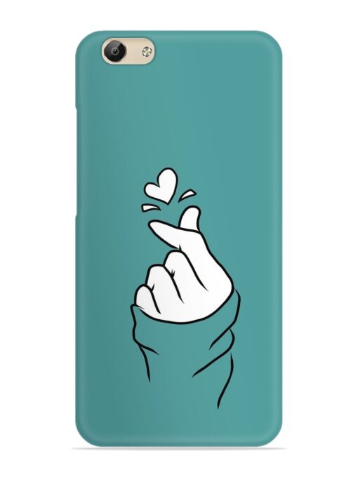 Korean Heart Sign Art Snap Case for Vivo Y69