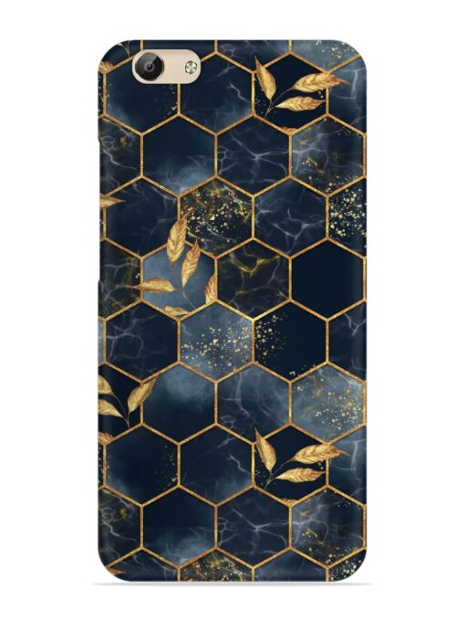 Marble Hexagon Seamless Snap Case for Vivo Y69