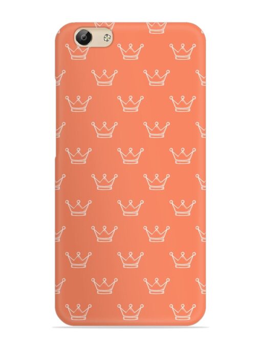 Hand Drawn Crown Snap Case for Vivo Y69