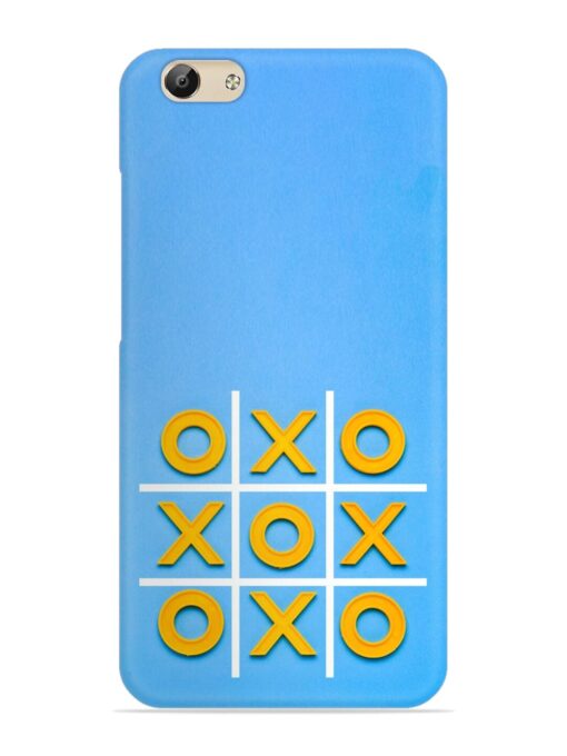 Yellow Plastic Crosses Snap Case for Vivo Y69