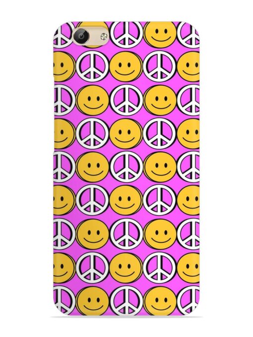 Smiley Face Peace Snap Case for Vivo Y69