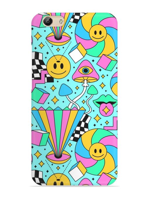 Trippy Rainbow 60S Snap Case for Vivo Y69