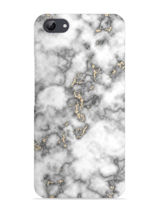 Gray And Gold Marble Snap Case for Vivo Y71 Zapvi