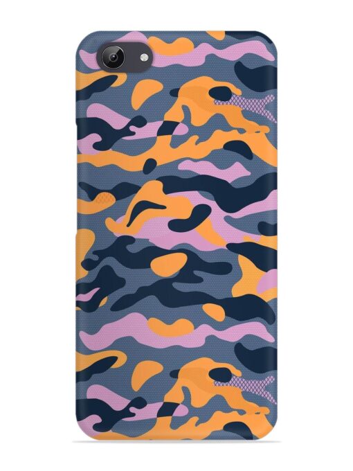 Camouflage Army Military English Orange Art Snap Case for Vivo Y71 Zapvi