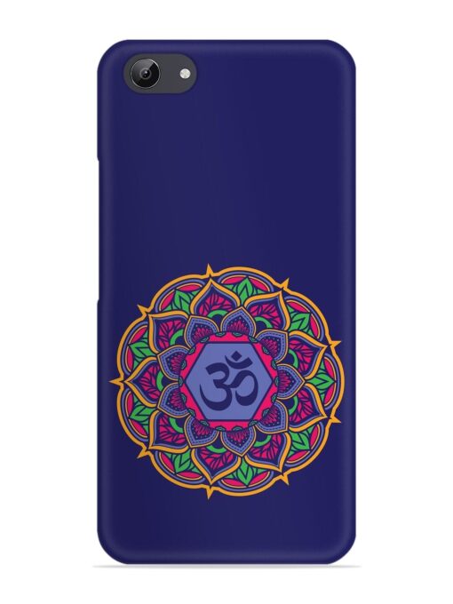 Om Mandala Art Blue Snap Case for Vivo Y71 Zapvi