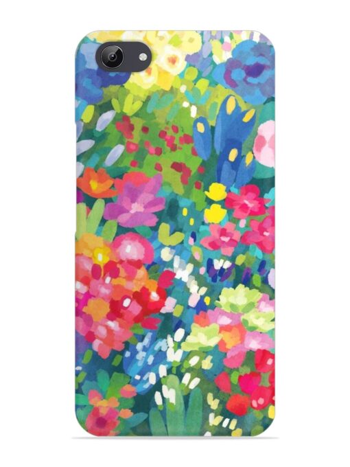 Watercolor Flower Art Snap Case for Vivo Y71 Zapvi