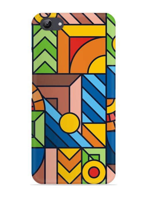 Colorful Geometric Snap Case for Vivo Y71 Zapvi