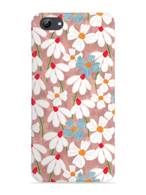 Abstract Petal Flowers Snap Case for Vivo Y71 Zapvi