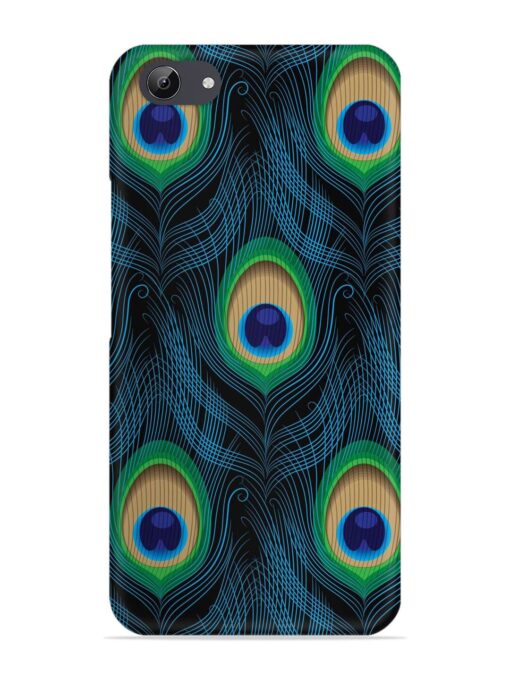 Seamless Pattern Peacock Snap Case for Vivo Y71 Zapvi