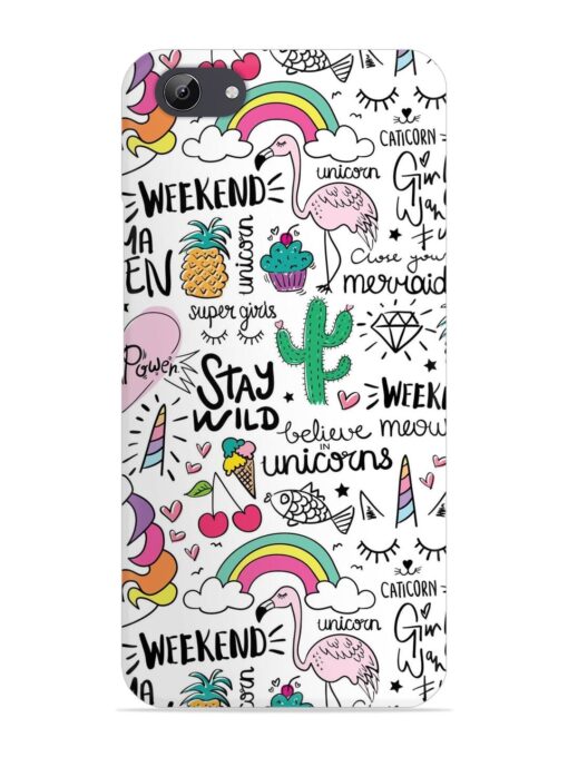 Unicorn Ice Cream Snap Case for Vivo Y71 Zapvi