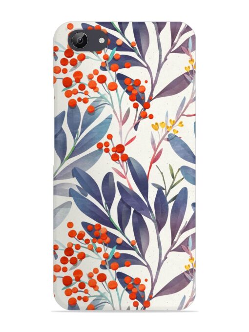 Seamless Floral Pattern Snap Case for Vivo Y71 Zapvi