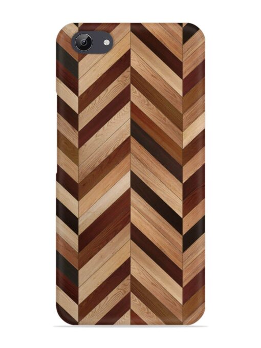 Seamless Wood Parquet Snap Case for Vivo Y71 Zapvi