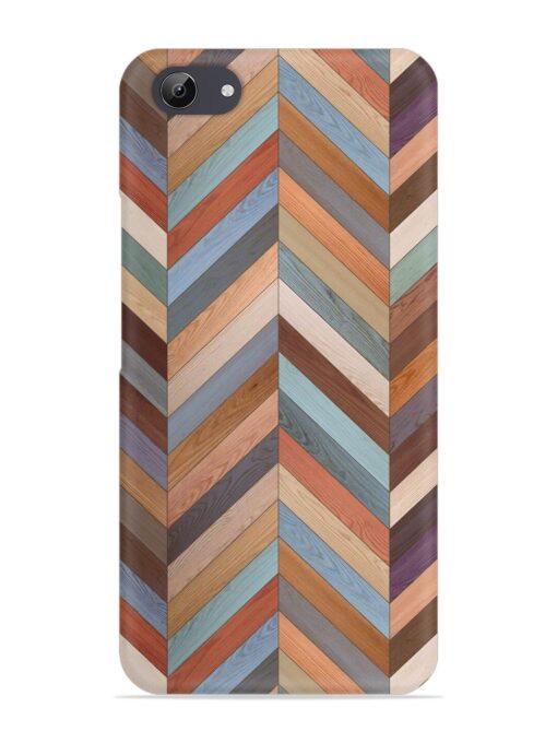 Seamless Wood Parquet Snap Case for Vivo Y71 Zapvi