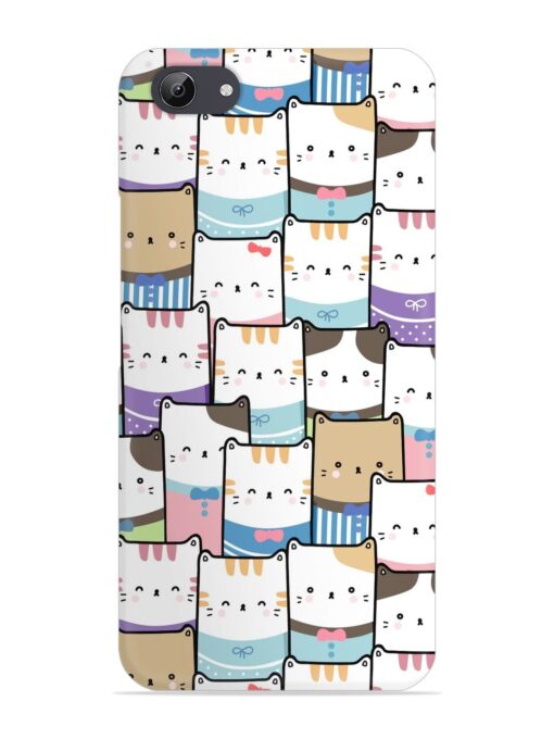 Cute Adorable Cat Snap Case for Vivo Y71 Zapvi