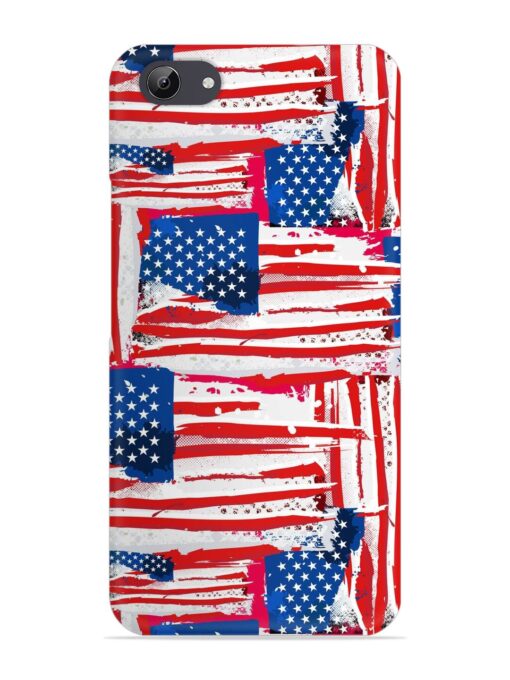 Usa Flag Seamless Snap Case for Vivo Y71 Zapvi