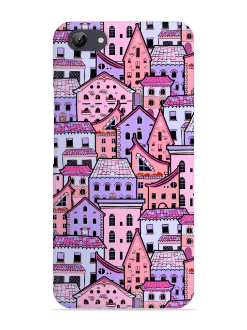 Seamless Pattern Houses Snap Case for Vivo Y71 Zapvi