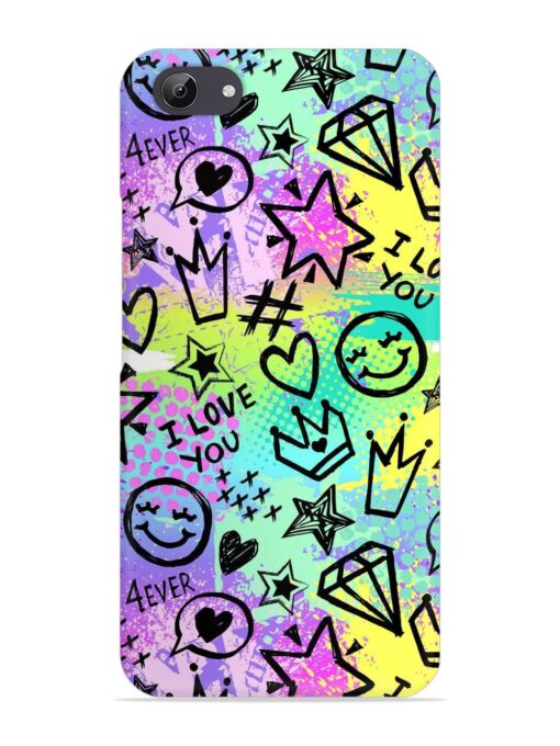 Bright Seamless Pattern Snap Case for Vivo Y71 Zapvi