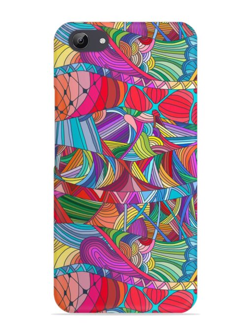 Seamless Patterns Hand Drawn Snap Case for Vivo Y71 Zapvi