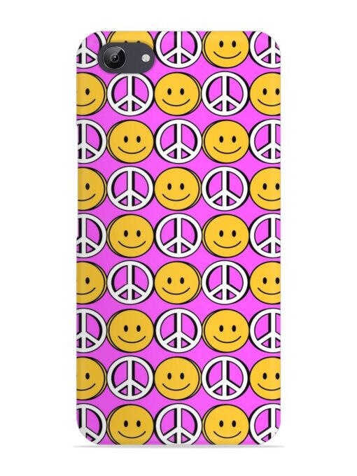 Smiley Face Peace Snap Case for Vivo Y71 Zapvi