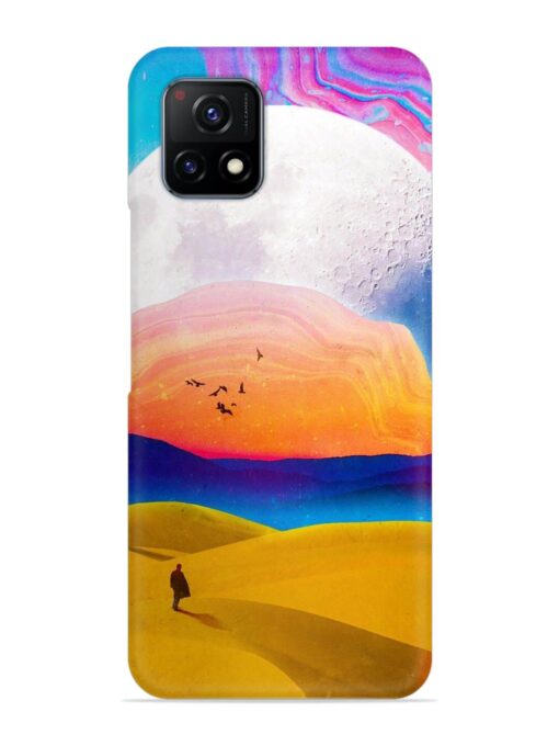 Sandy Desert Snap Case for Vivo Y72 (5G)