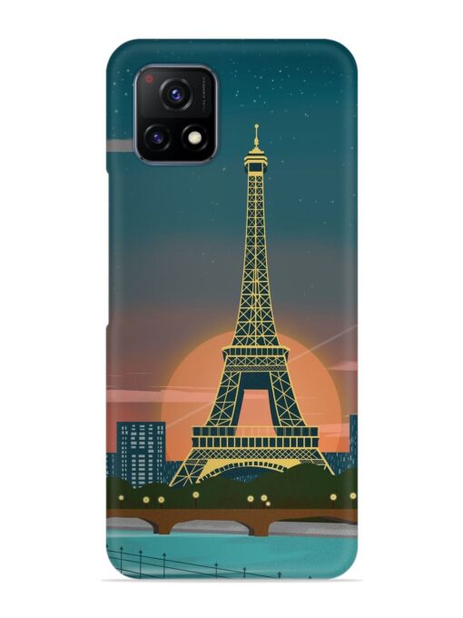 Scenery Architecture France Paris Snap Case for Vivo Y72 (5G) Zapvi