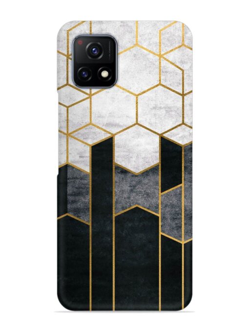 Cube Marble Art Snap Case for Vivo Y72 (5G)