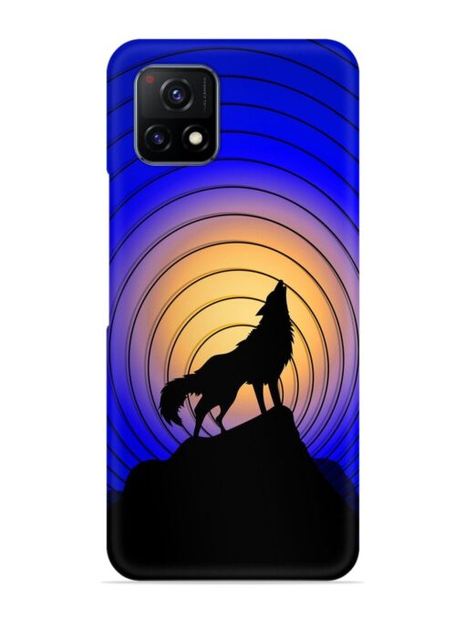 Fox Roaring Design Snap Case for Vivo Y72 (5G)