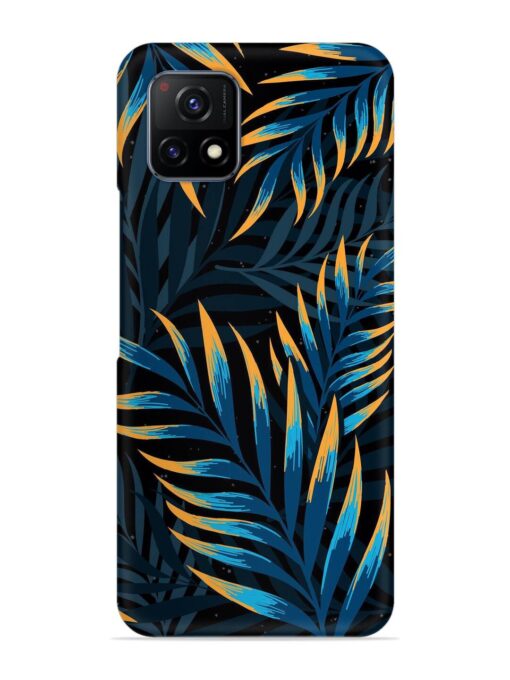 Abstract Leaf Art Snap Case for Vivo Y72 (5G)