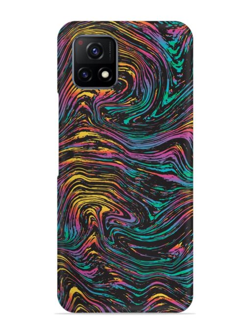 Abstract Liquid Colors Snap Case for Vivo Y72 (5G)