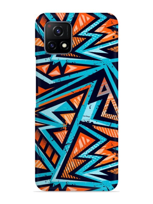 Abstract Seamless Grunge Snap Case for Vivo Y72 (5G) Zapvi