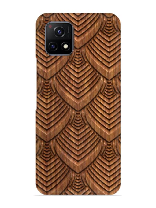 Carved Pattern On Snap Case for Vivo Y72 (5G)