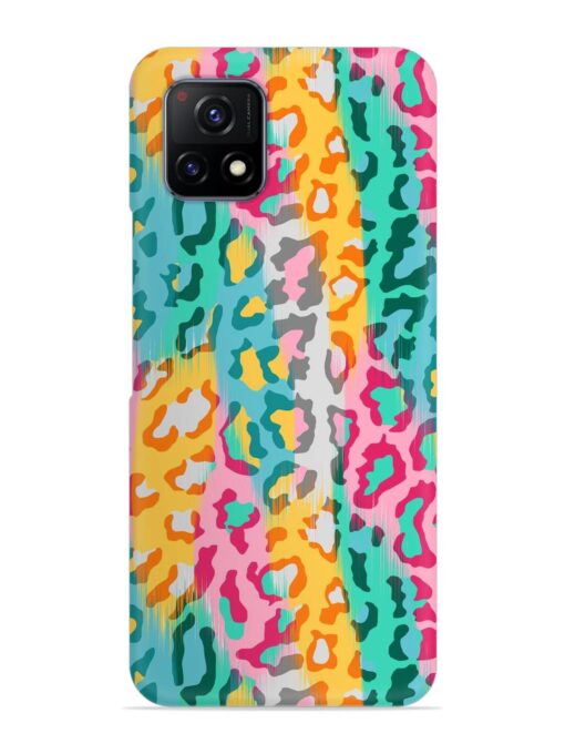 Seamless Vector Colorful Snap Case for Vivo Y72 (5G)