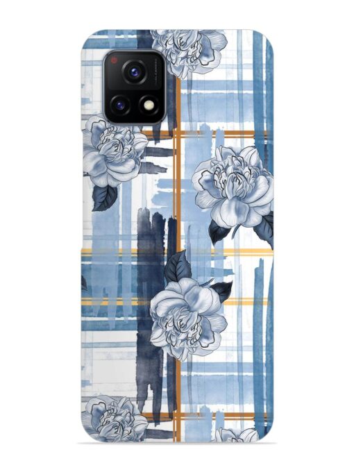 Watercolor Pattern Rose Snap Case for Vivo Y72 (5G) Zapvi