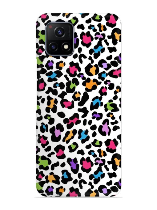 Seamless Leopard Pattern Snap Case for Vivo Y72 (5G)