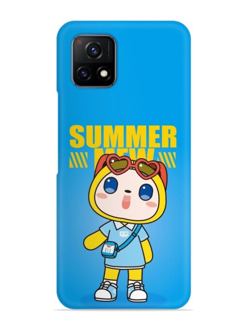 Summer Mew Cartoon Snap Case for Vivo Y72 (5G)