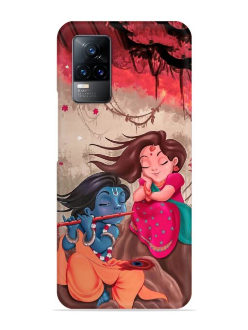 Radhe Krishna Water Art Snap Case for Vivo Y73