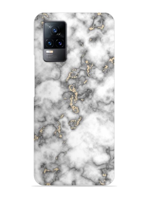 Gray And Gold Marble Snap Case for Vivo Y73