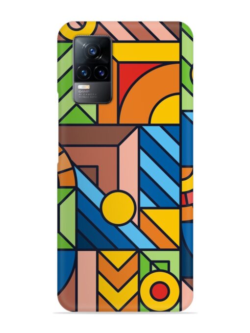 Colorful Geometric Snap Case for Vivo Y73